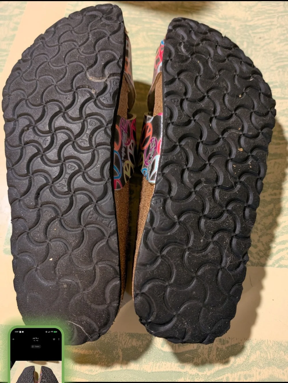 Birkenstock Peace Sign Hippie Crossover Sandals - Multicolor - Picture 6 of 6
